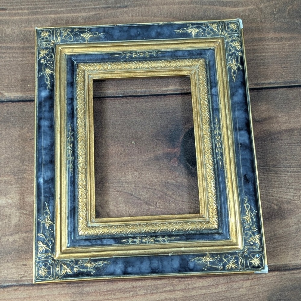 Ornate‎ Picture Frame Vintage Style Gold Accent Decor Floral Design 10x12